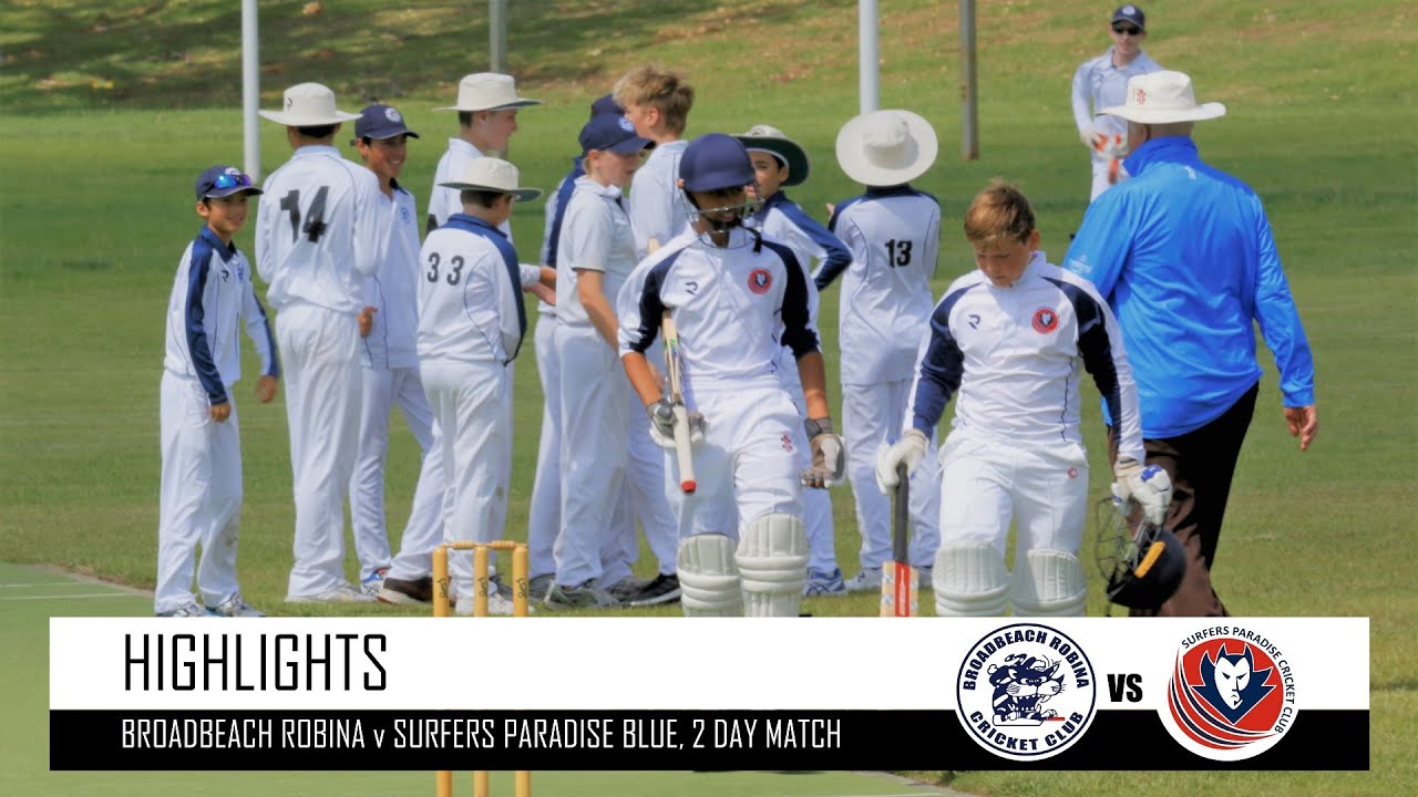 Broadbeach v Surfers Paradise Blue U14 Cricket