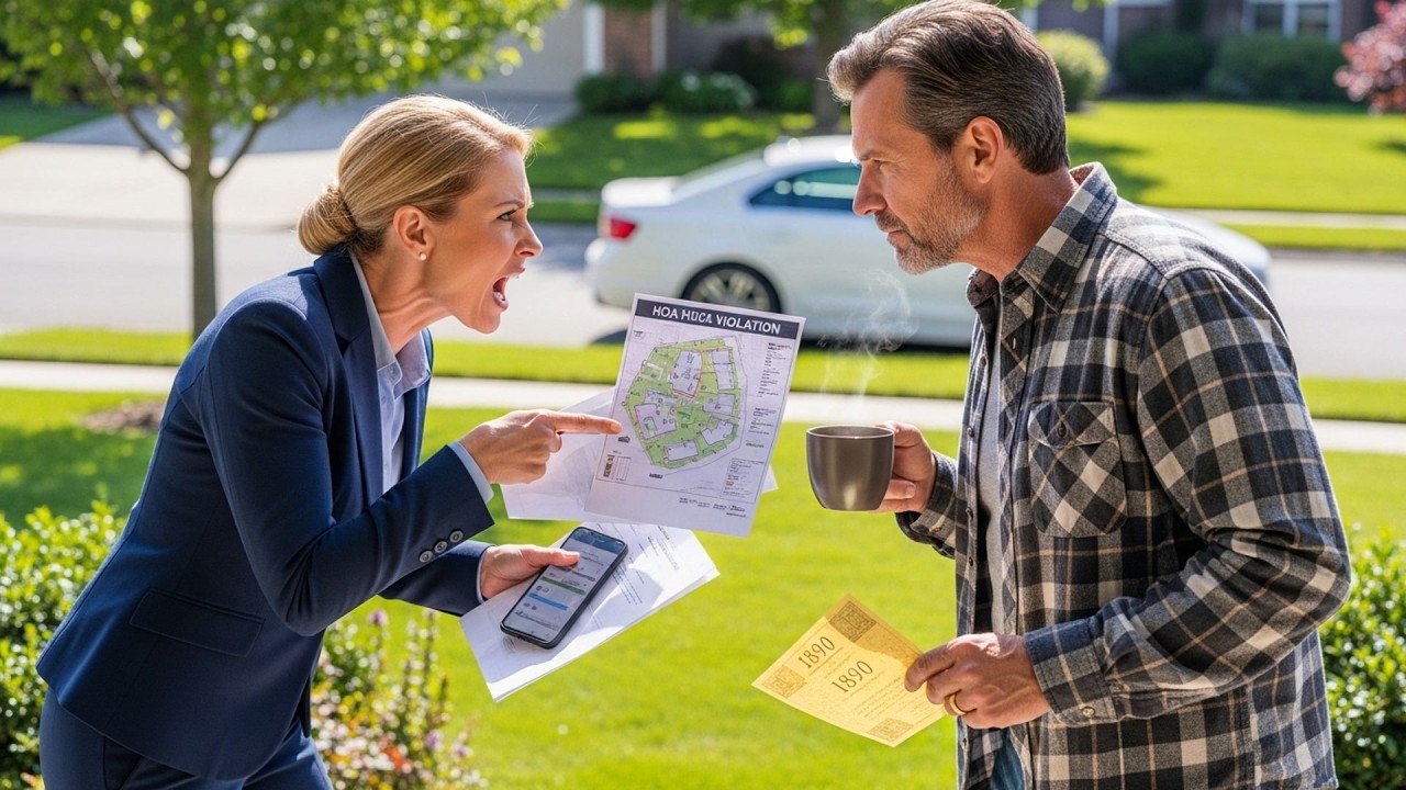 HOA Sent Lawyers Over Property Line, My 1890 Deed Predates Them By 80 Years!