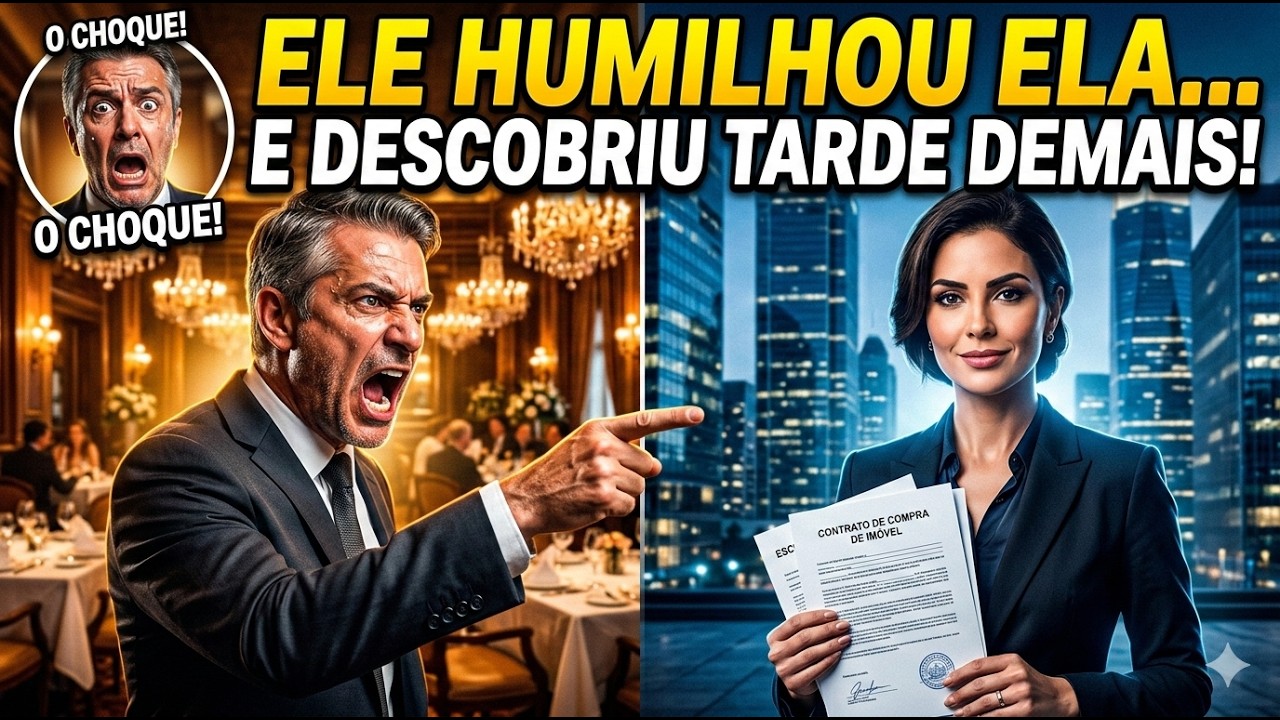 DEPOIS DE HUMILHAR A MULHER, ELE DESCOBRIU QUE ELA ESTAVA COMPRANDO O PRÉDIO INTEIRO