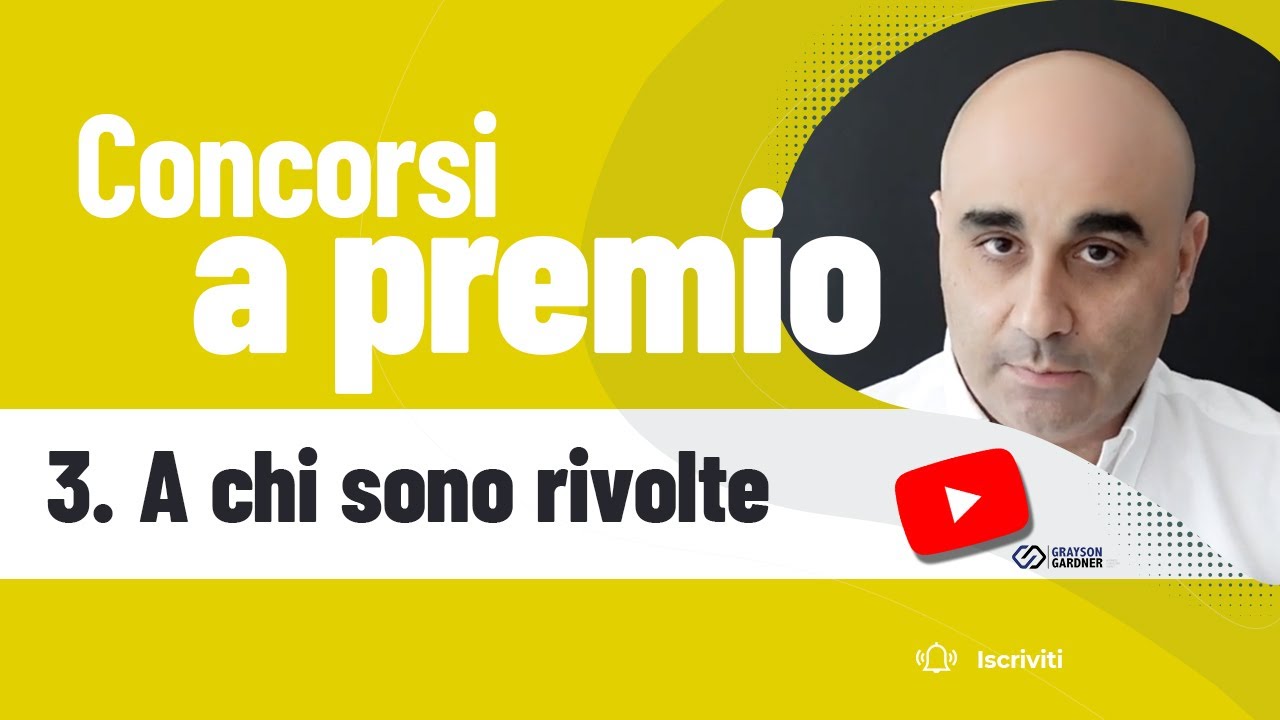 A chi sono rivolti i Concorsi a Premio