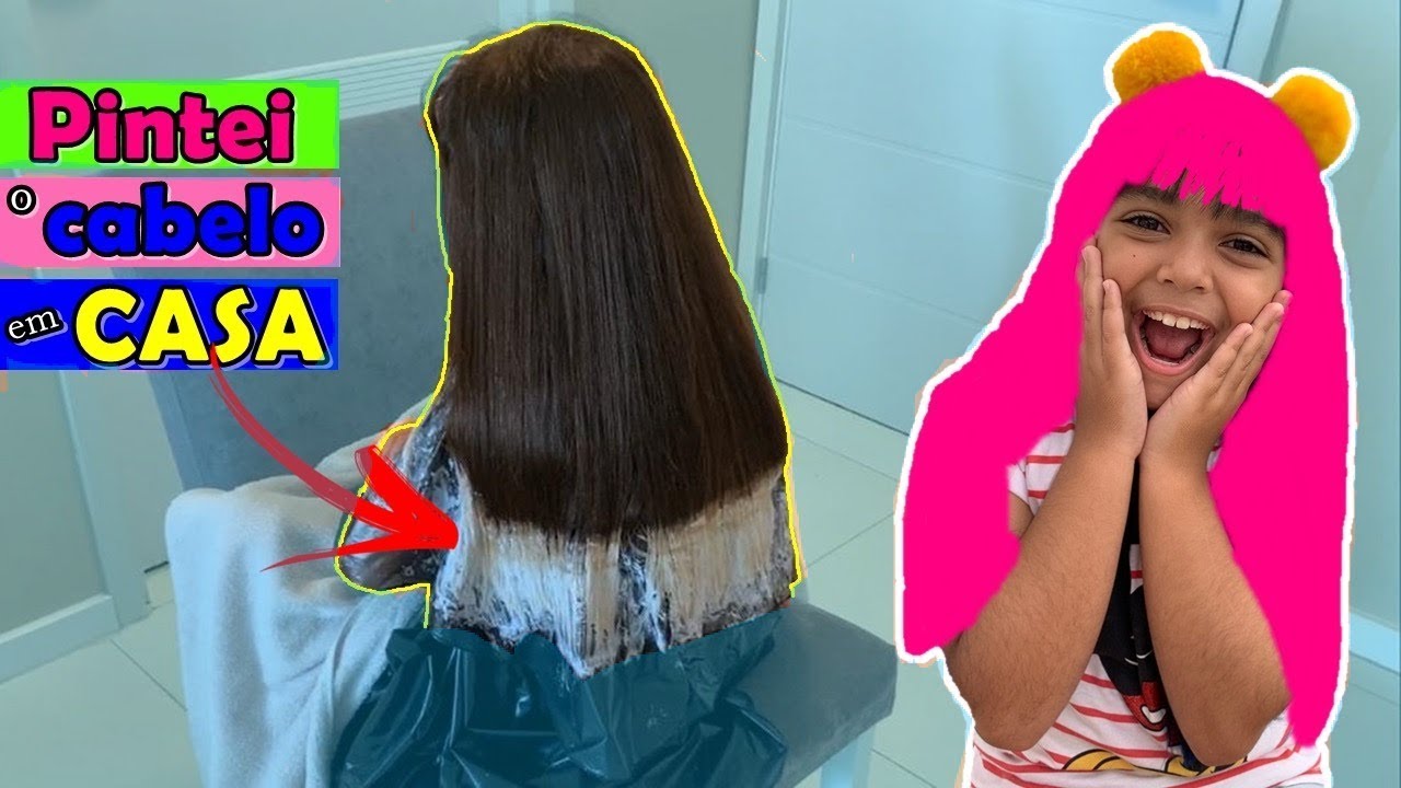 PINTEI AS PONTAS DO CABELO DE... EM CASA - SERÁ QUE DEU CERTO?