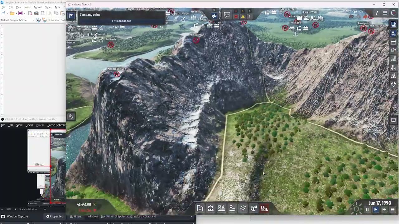 Industry Giant 4   Huge 4 city until a crash stopped the game!