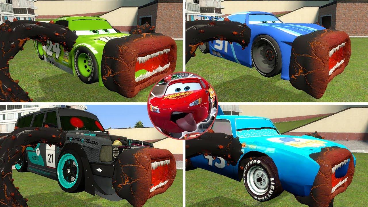 MONSTER CAR: Tesla Eater, House Head Eater, Car Eater, Optimus Eater in GMOD!