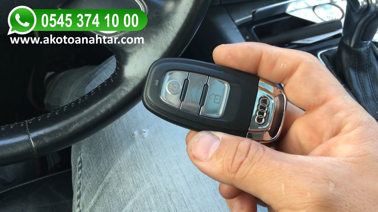 AUDI A6 TÜM ANAHTARLAR KAYIP ARAÇ BAŞINDA YAPILDI