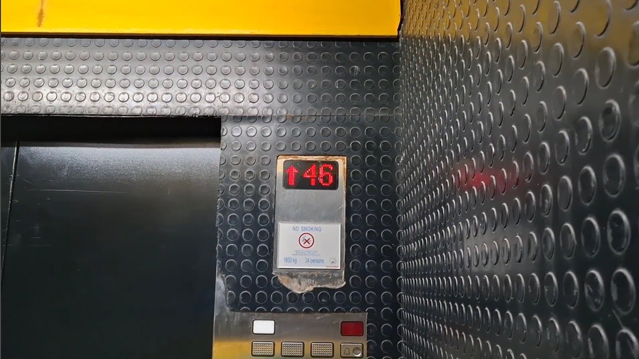 Busy Schindler Service Elevator/ Lift at APL Tower Central Park, Jakarta