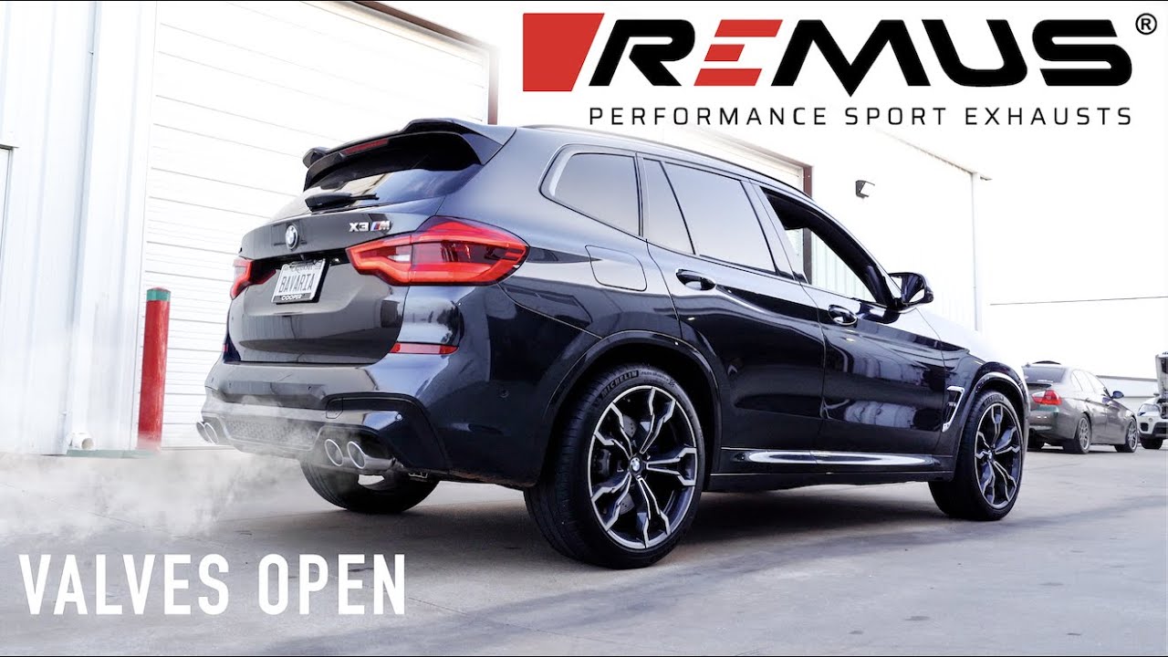 BMW X3M REMUS Exhaust Install + Sound! (AGGRESIVE S58)