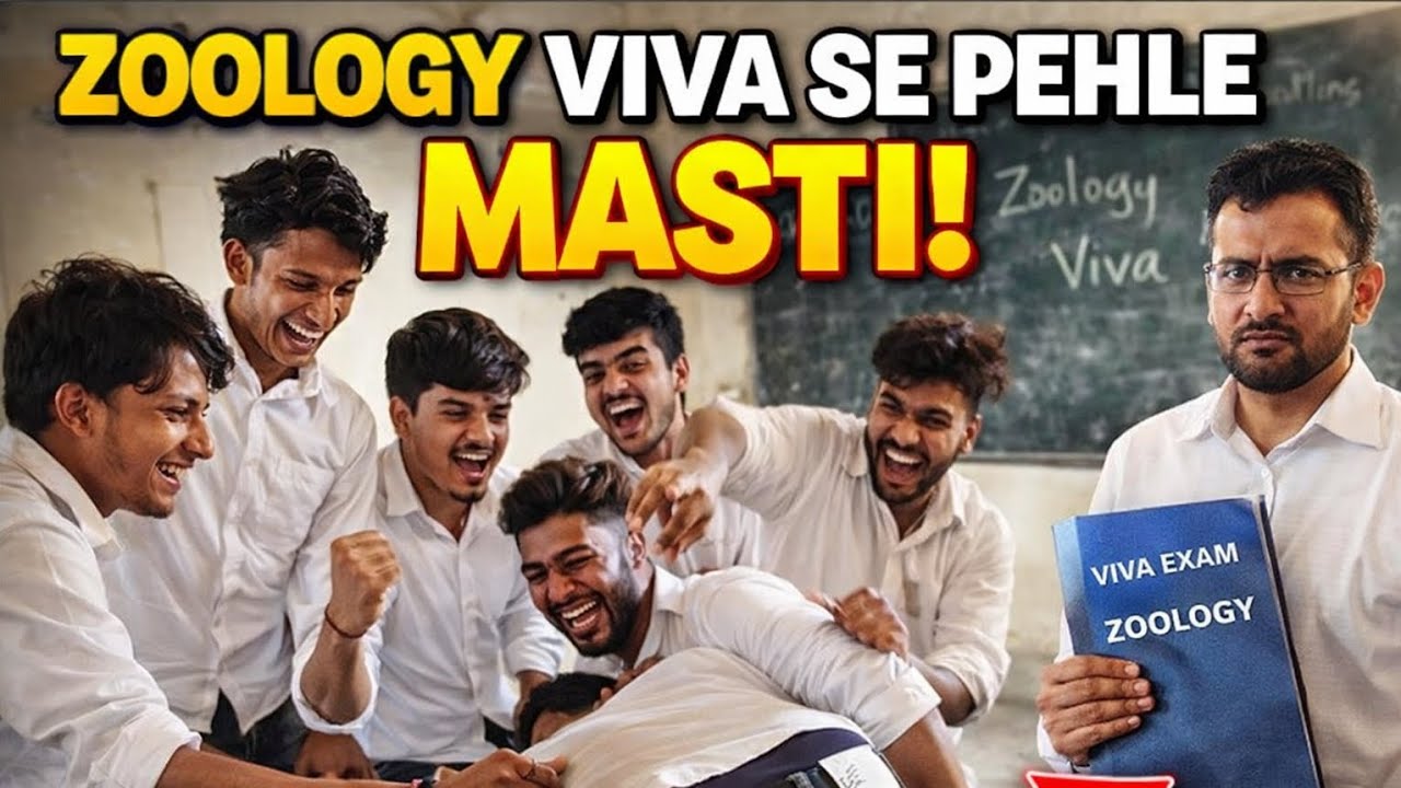 Zoology Viva Se Pehle College Mein Full Masti 😅|  Real College Life