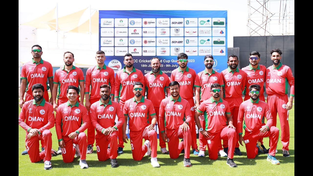 Squad Announcement of Oman's National Men's Team for the ICC Cricket World Cup Qualifier 2023.