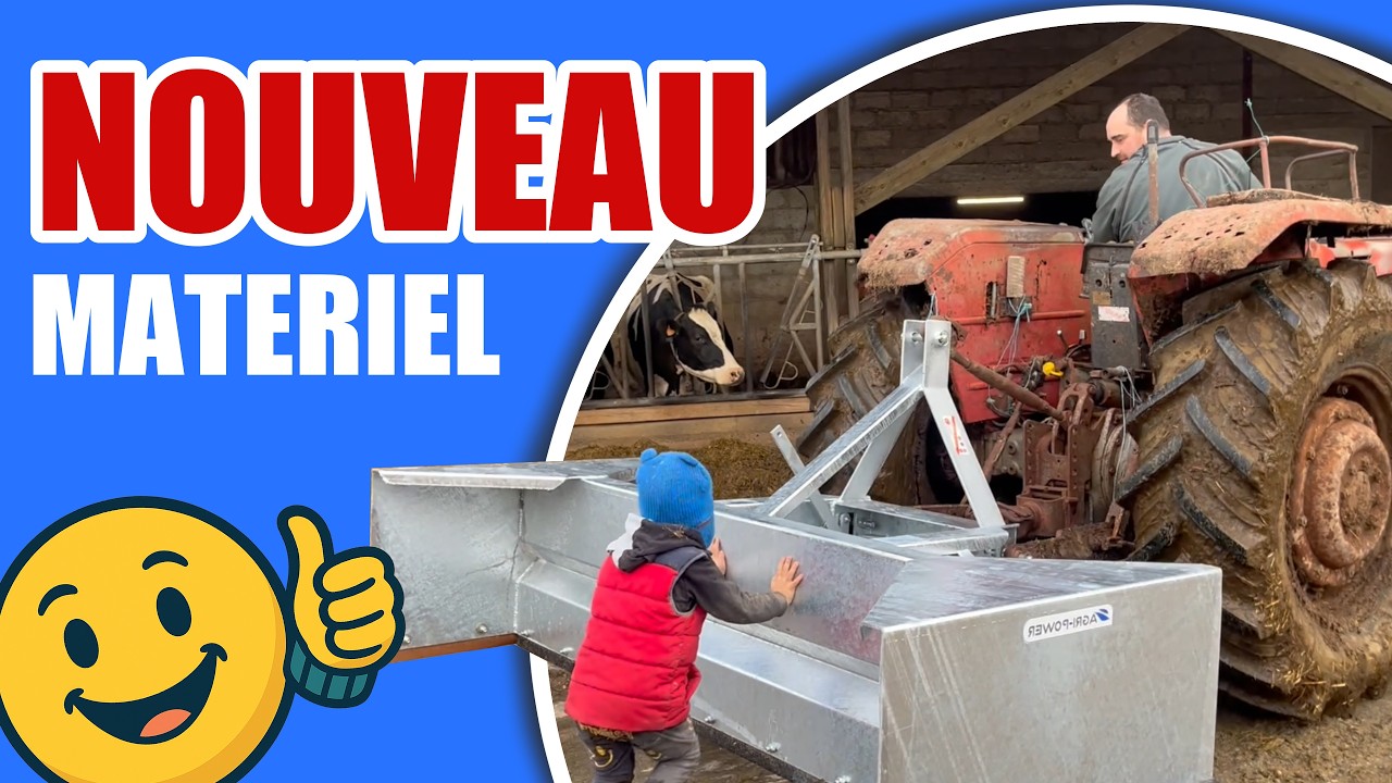 Mise en route du nouveau racle, les 👾 poux 👾​​ sont là #matérielagricole #viealaferme #agriculture