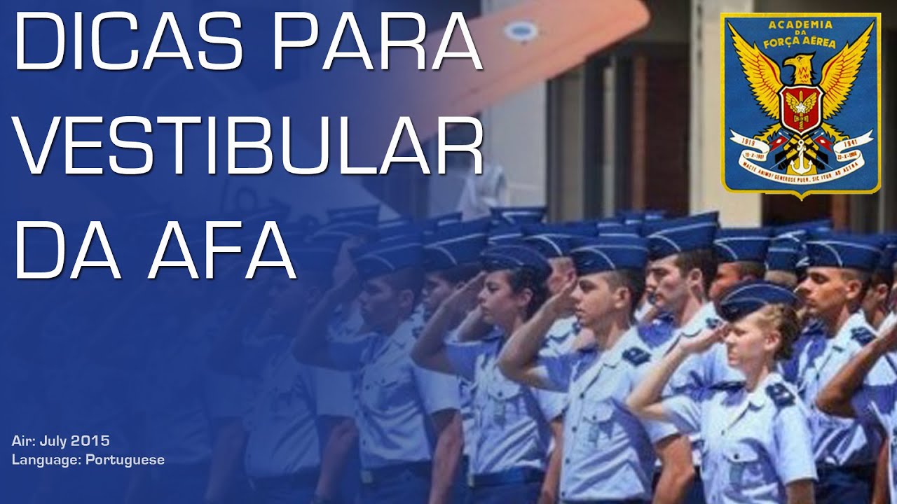 MSG 02 - DICAS PARA O VESTIBULAR DA AFA