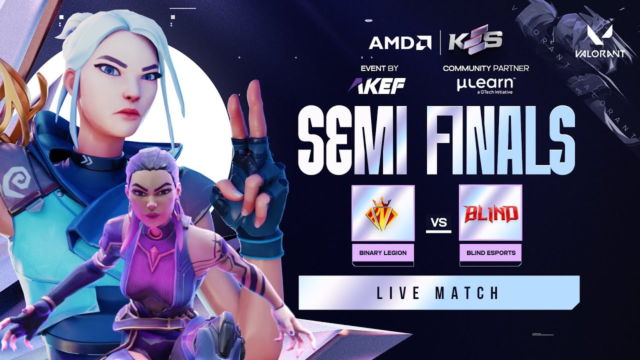 AMD Kerala Esports Series | BLIND Esports VS Binary Legion | VALORANT | Semi Finals 2