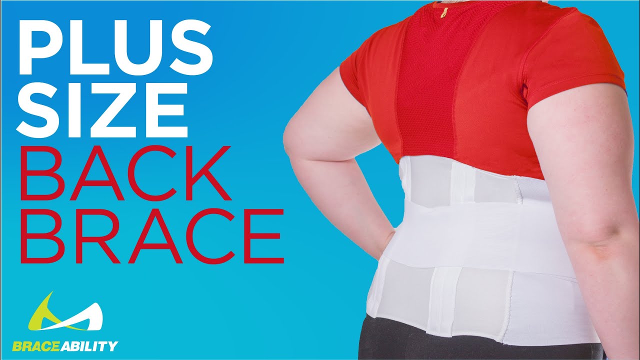BraceAbility Plus Size Bariatric Back Brace