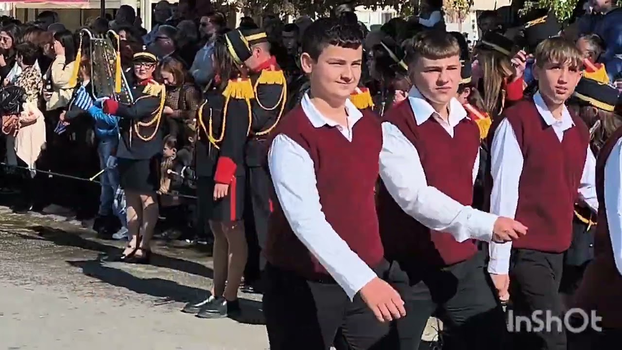 Μαθητική Παρέλαση 28ης Οκτωβρίου στην Νέα Μηχανιώνα Θεσσαλονίκης Δήμος Θερμαϊκού 28/10/2025.