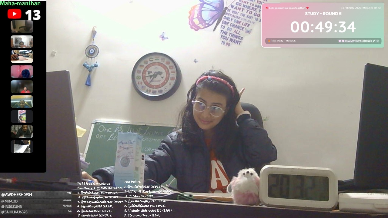 16-HOUR🎯67/400| STUDY WITH ME LIVE |Work & StudyBoost: Enhance Productivity, Reduce Stress #pomodoro