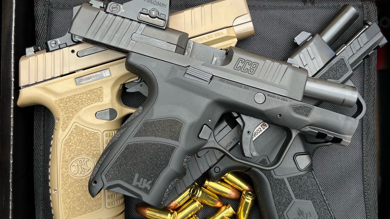 HK CC9, FN Reflex XL, Masada Slim Elite: Which will the lady choose?