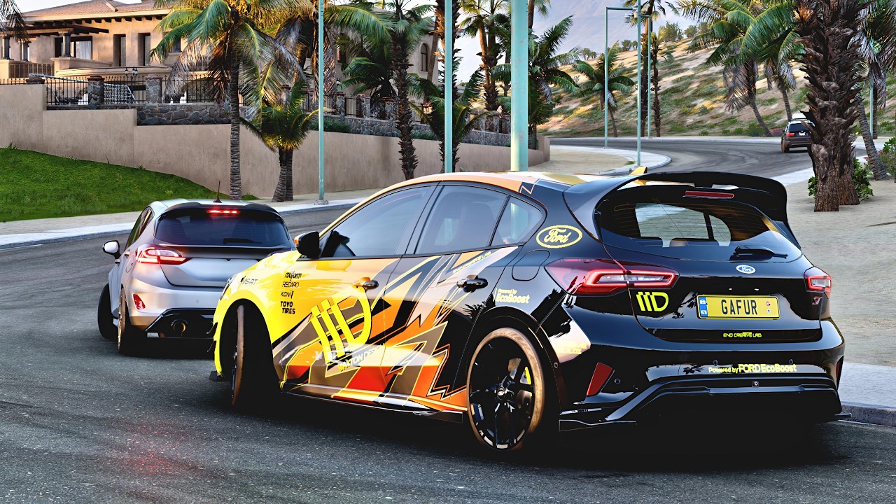 625HP Ford Focus ST & 440HP Ford Fiesta ST Convoy | Forza Horizon 5 | Xbox Controller