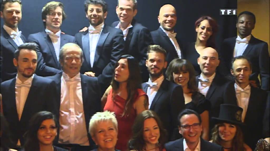 2013.01.28 En coulisses avec la grande famille des Enfoirés !