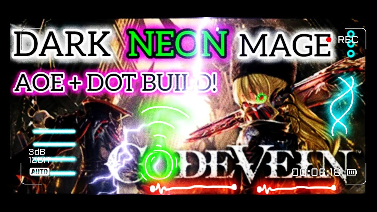 CODE VEIN: DARK NEON MAGE AOE + DOT YMIR BUILD! [NG+]