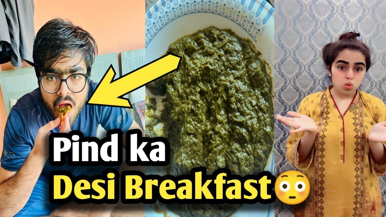 Desi Nashta pind wala Kia 😲 #dailvlog #india # viral #foryou #trainglevlog  