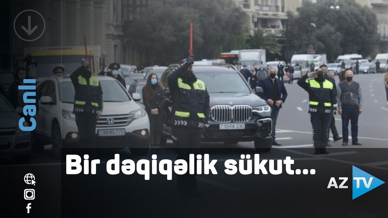 20 Yanvar şəhidlərinin xatirəsi bir dəqiqəlik sükutla yad edilir