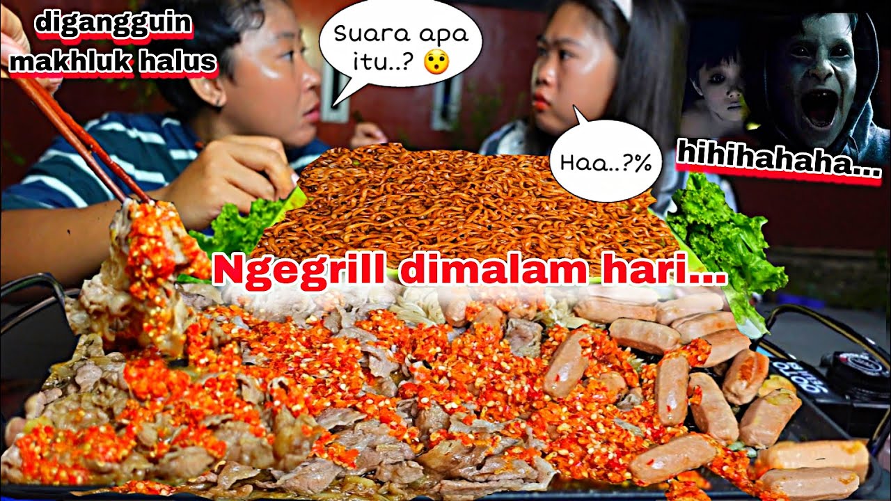 SERAM & HOROR ‼️ NGEGRILL DIMALAM HARI DIGANGGUIN SUARA KETAWA ANAK KECIL👻😱