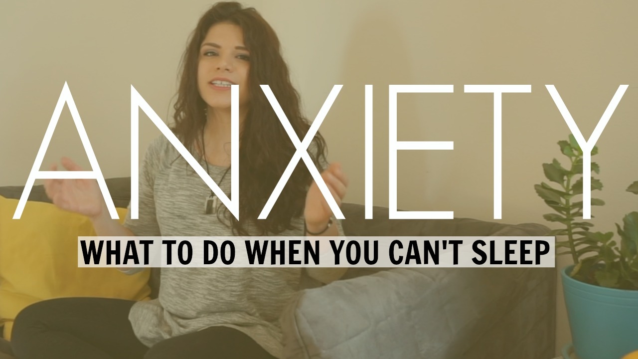 ANXIETY TIP | what to do when you can't sleep