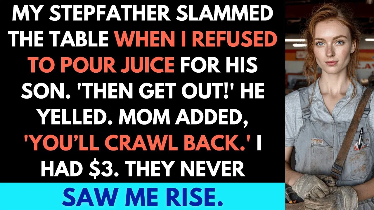 Mom & Stepfather Hit Me And Threw Me Out With $3 For Refusing To Serve His Son. I Rebuilt A Classic