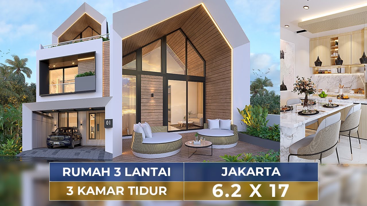 RUMAH SATU INI COCOK UNTUK KAUM MILENIAL! MINIMALIS LENGKAP DENGAN 3 KAMAR TIDUR - JASA ARSITEK