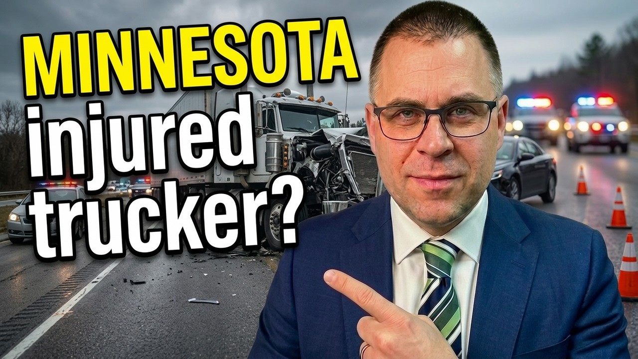 Injured Driving Truck in Minnesota?  Here's what you need to know.