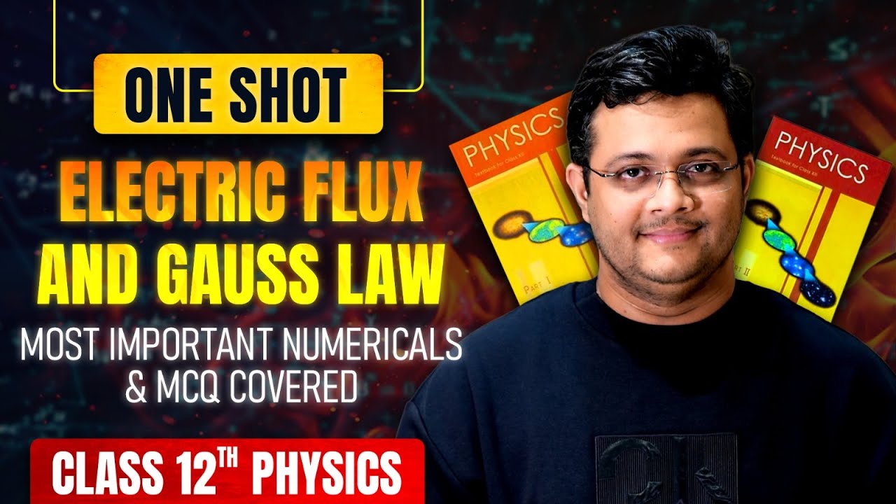 🔴  Electric Flux & Gauss’s Law | One Shot LIVE | Class 12 Physics Boards 2026 | Puneet Physics