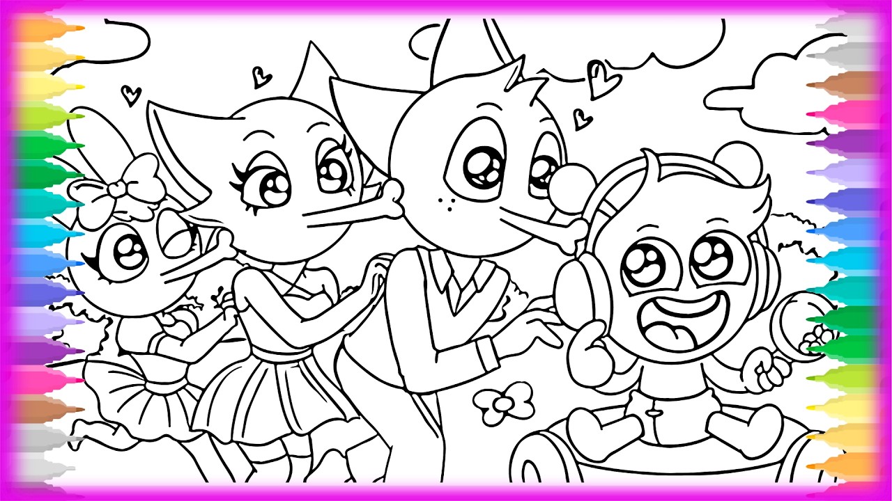 Baby Oren & Sprunki Coloring Pages / How to Color Incredibox Sprunki