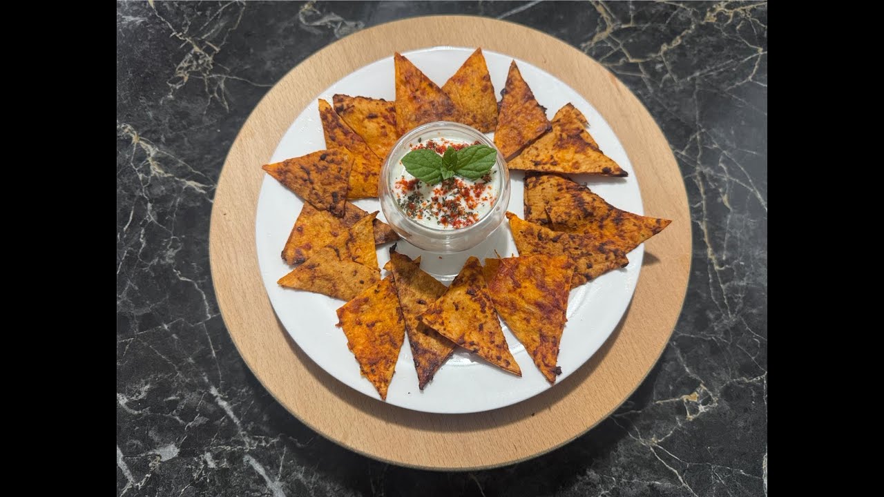 Evde Cips Yapmanın En Kolay Hali! 🤩 #yufkaylacips #atıştırmalık