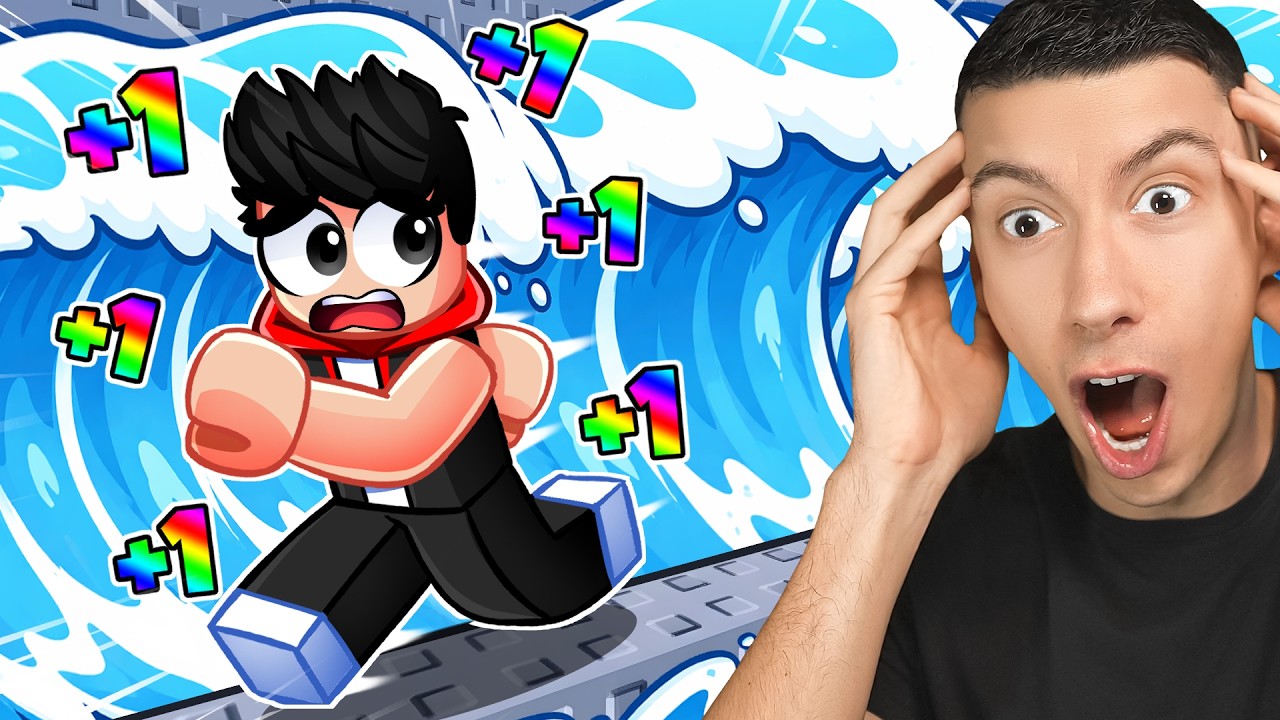 Chaque seconde +1 VITESSE pour SURVIVRE AUX INONDATIONS dans ROBLOX !