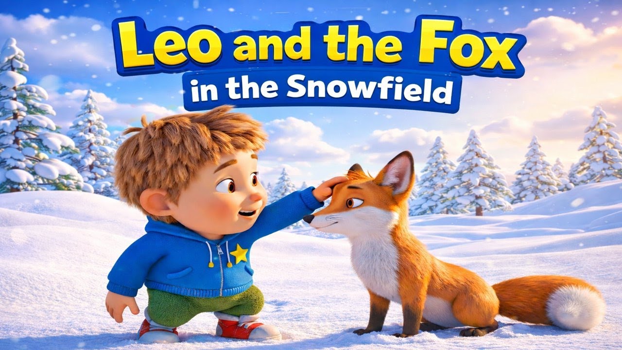 Leo and the Fox in the Snowfield | Fun Winter Song for Kids ❄️🦊