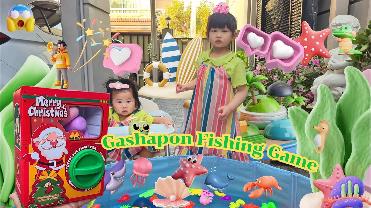 Gashapon Fishing Game ตกปลา หมุนกาชาปอง  | TP Planet 