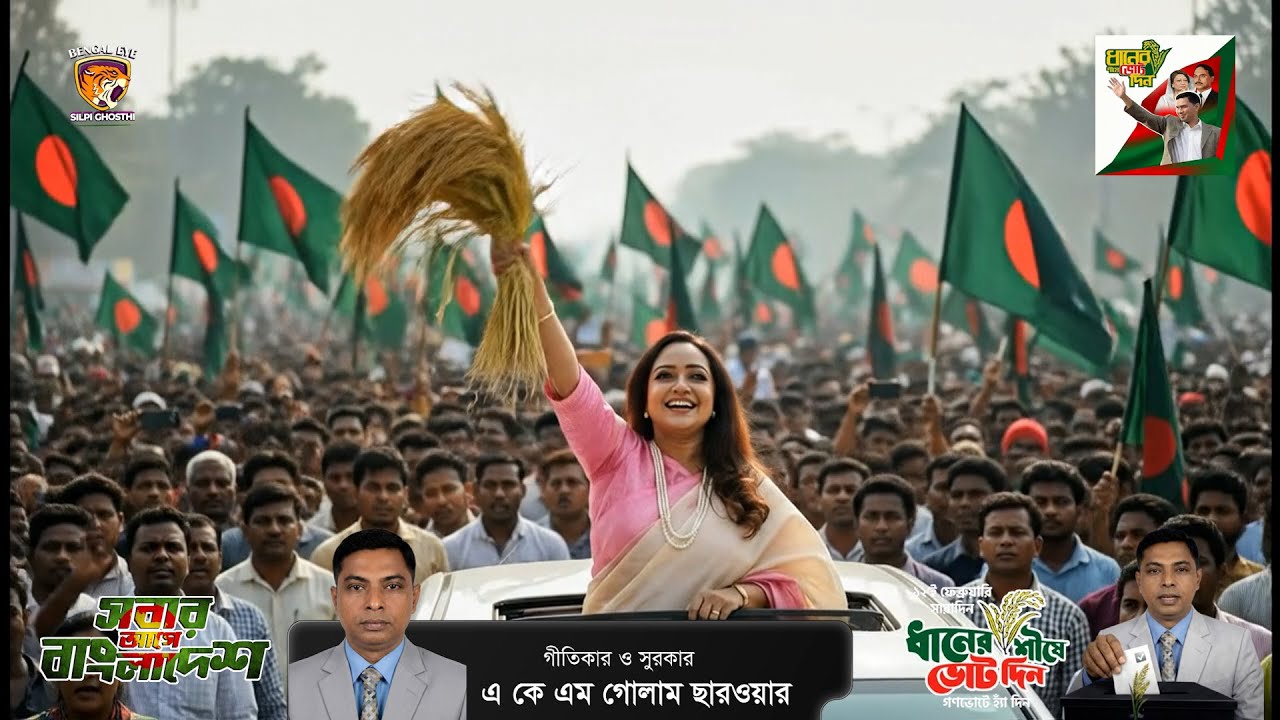 সানজিদা তুলি SanzidaTuli Election Song 2026 Mirpur Savar BNP Campaign Song | Bengal Eye Shilpigosthi