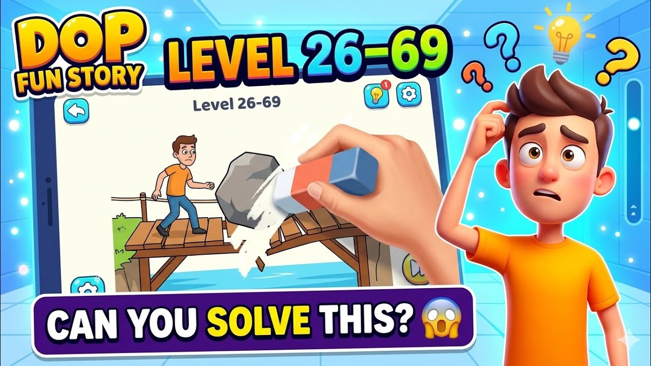 DOP Amazing Fun Story Levels 26–69 | Can You Solve All Tricky Puzzles? 🧠😂 #shorts 
