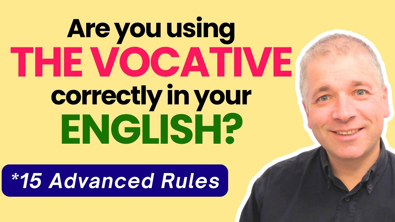 The Vocative in English Grammar (Everything you need to know)