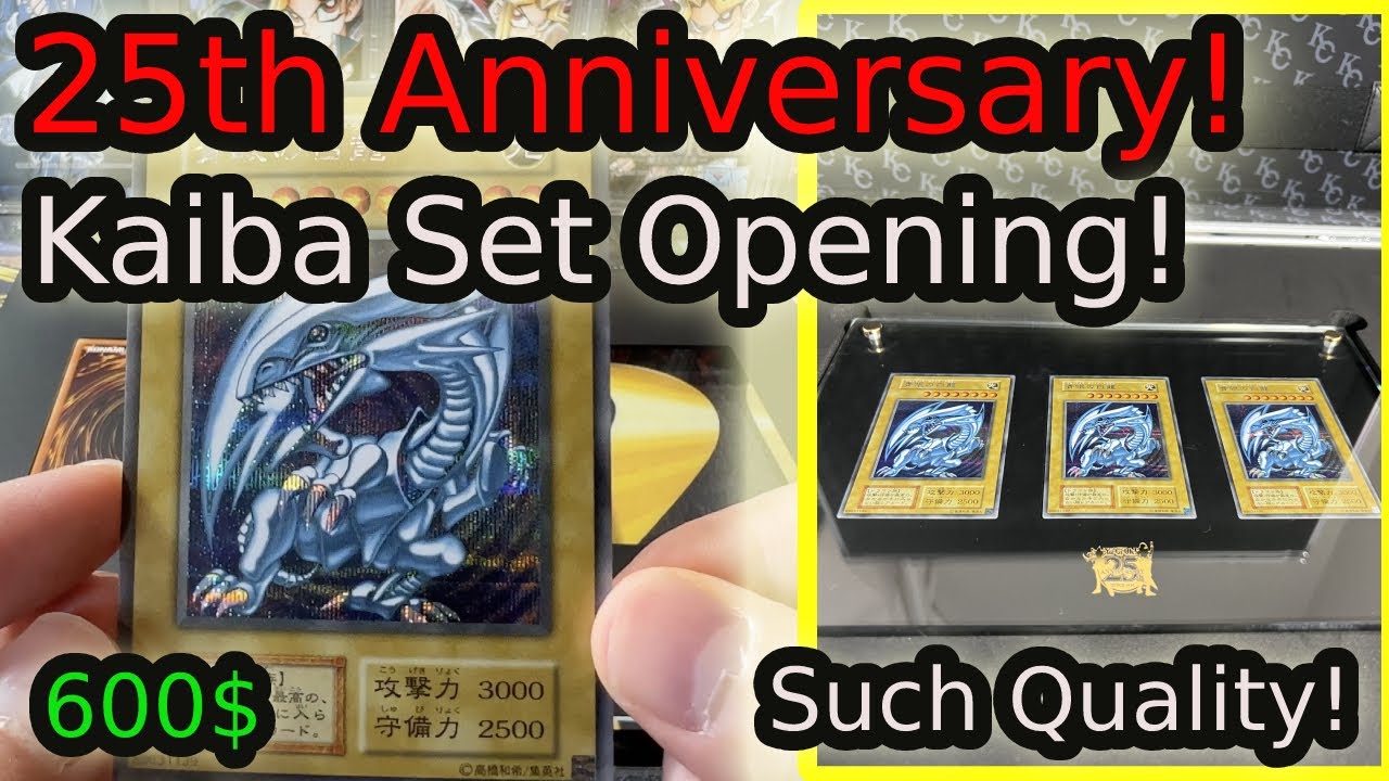 Kaibas Suitcase! - 25th Anniversary - Kaiba Set FULL Opening! QUALITY,  YOU WONT BELIEVE IS REAL! 🔥