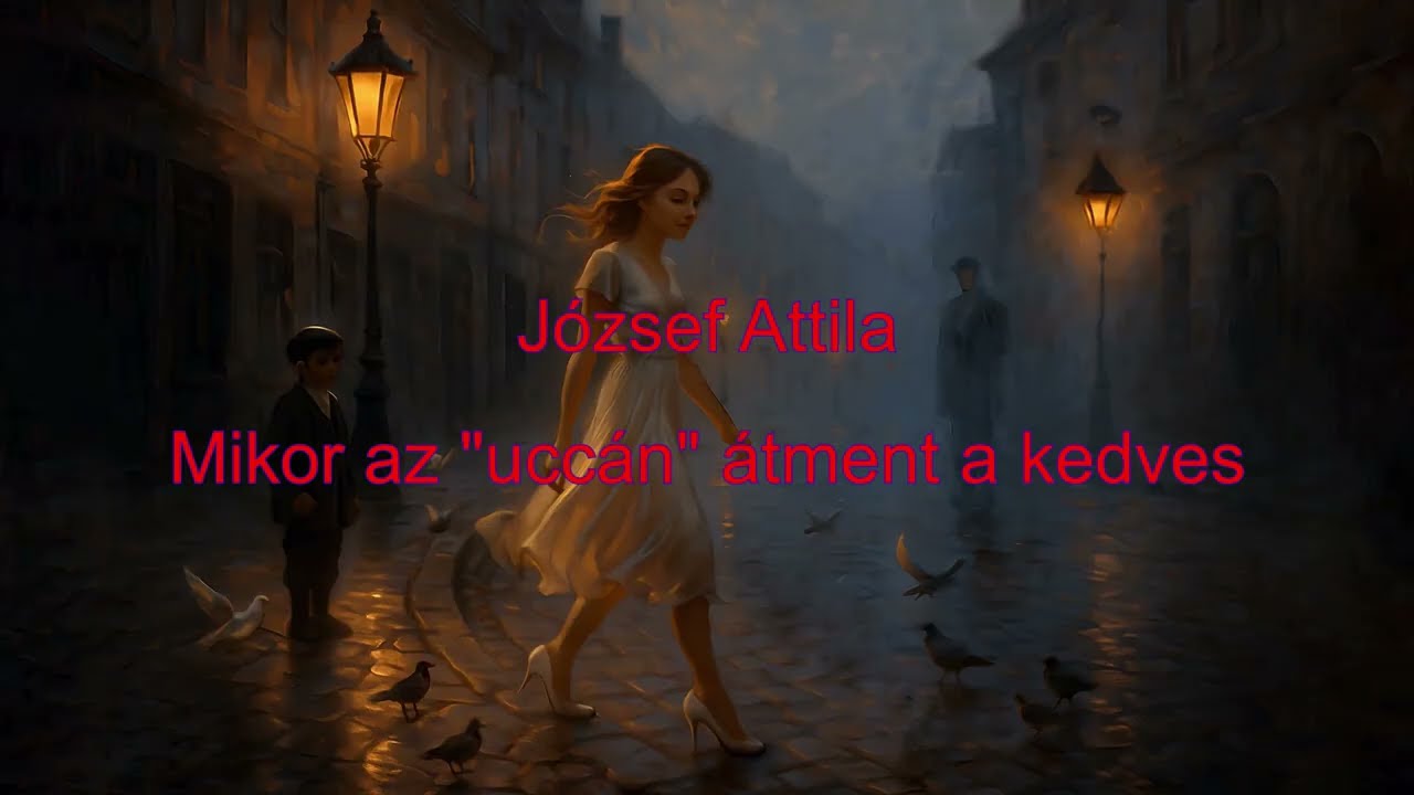 József Attila - Mikor az uccán átment a kedves
