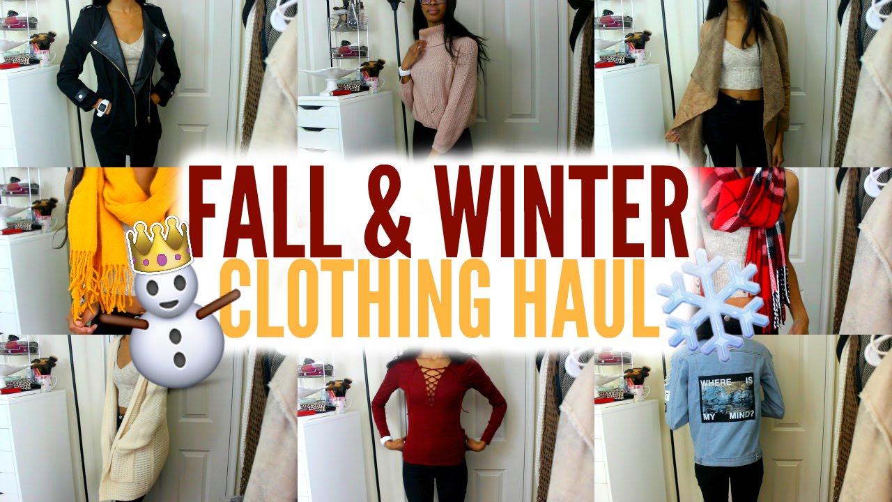 HUGE FALL/WINTER TRY ON HAUL 2015 | SHEIN & ROMWE • Lawenwoss