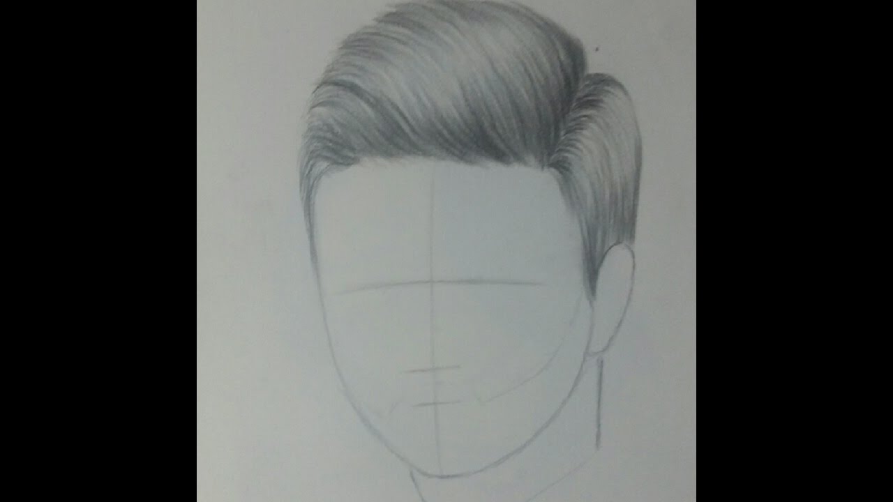 تعليم الرسم كيفية رسم شعر الرجل بطريقة مبسطه