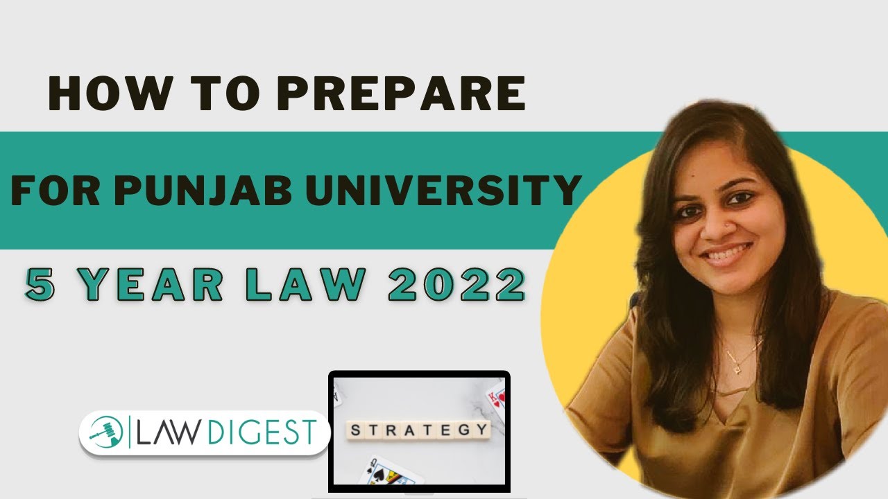 How to prepare for PU 5 year Law Entrance | Punjab University BA LLB/Bcom LLB Exam