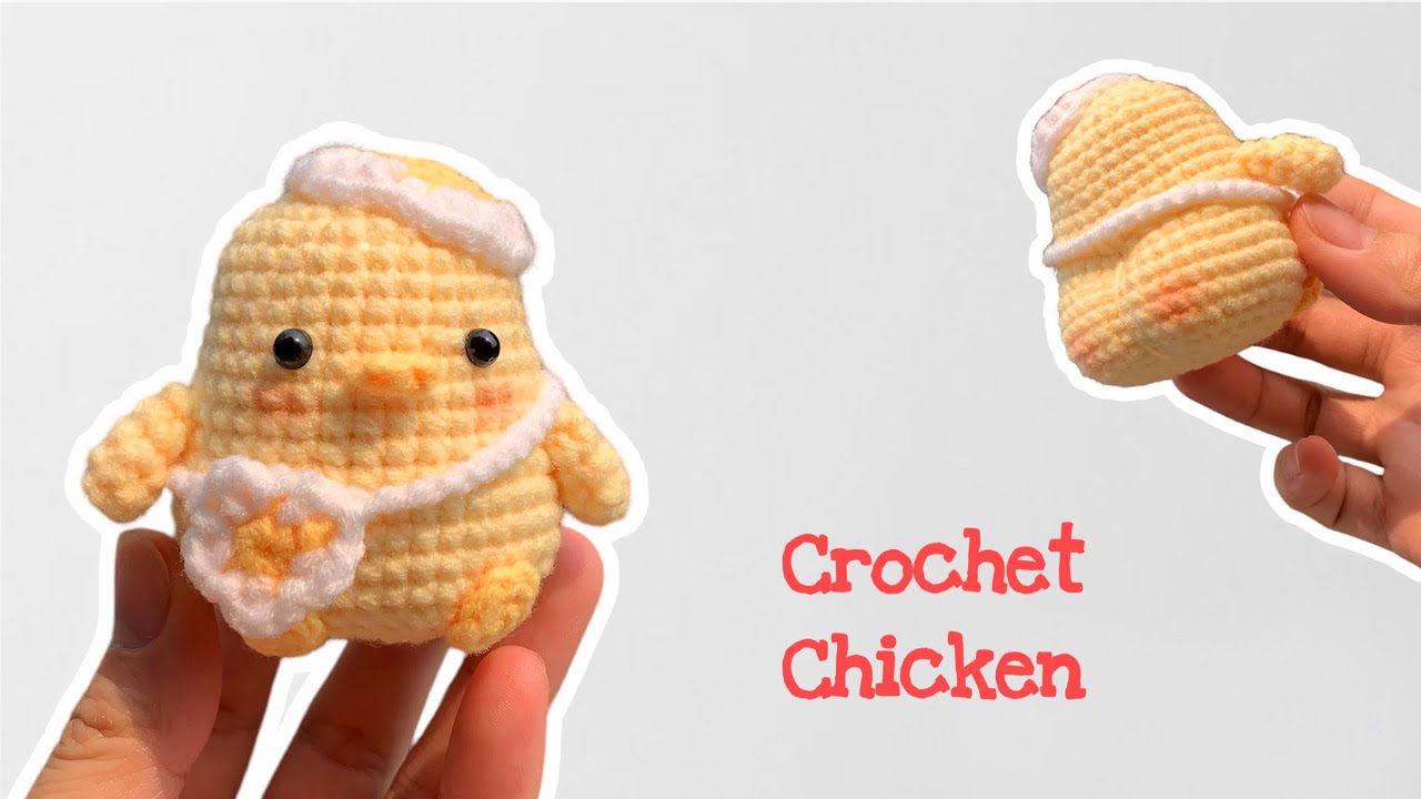 How To Crochet A Chicken 🐥| Chicken Amigurumi Tutorial | Móc Gà Con Dễ Thương | Xuxu Crochet