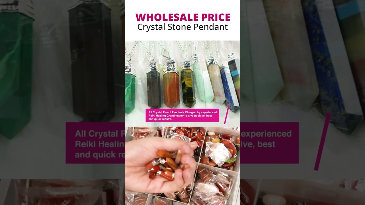 Wholesale Crystal Stone Pendants | Crystal Wholesale in delhi | Crystal Pendants | #shorts #ytshorts