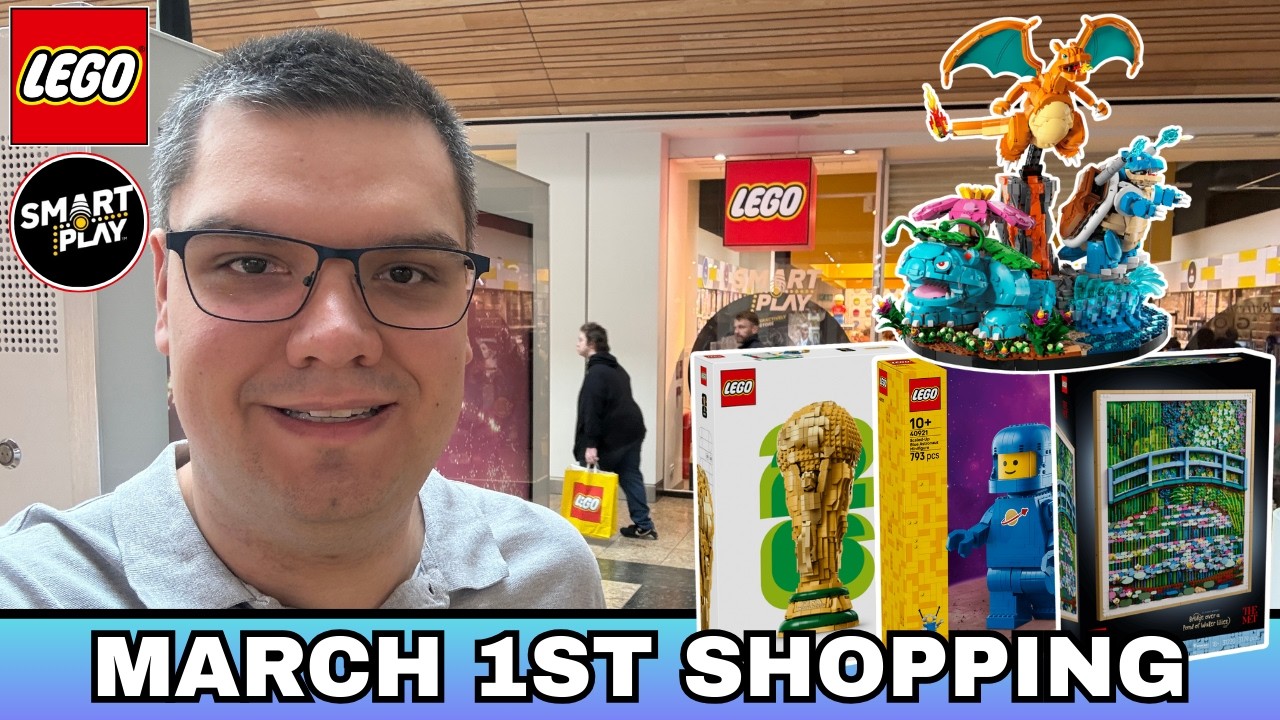 March 1st MADNESS at the LEGO Store! STAR WARS, SMART PLAY, FOOTBALL & POKÉMON!
