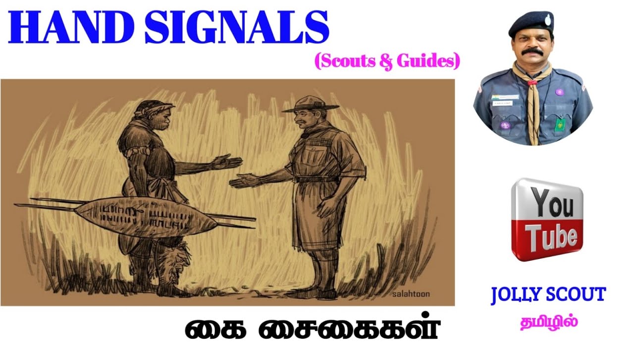 Hand signals demonstration # Jolly Scout