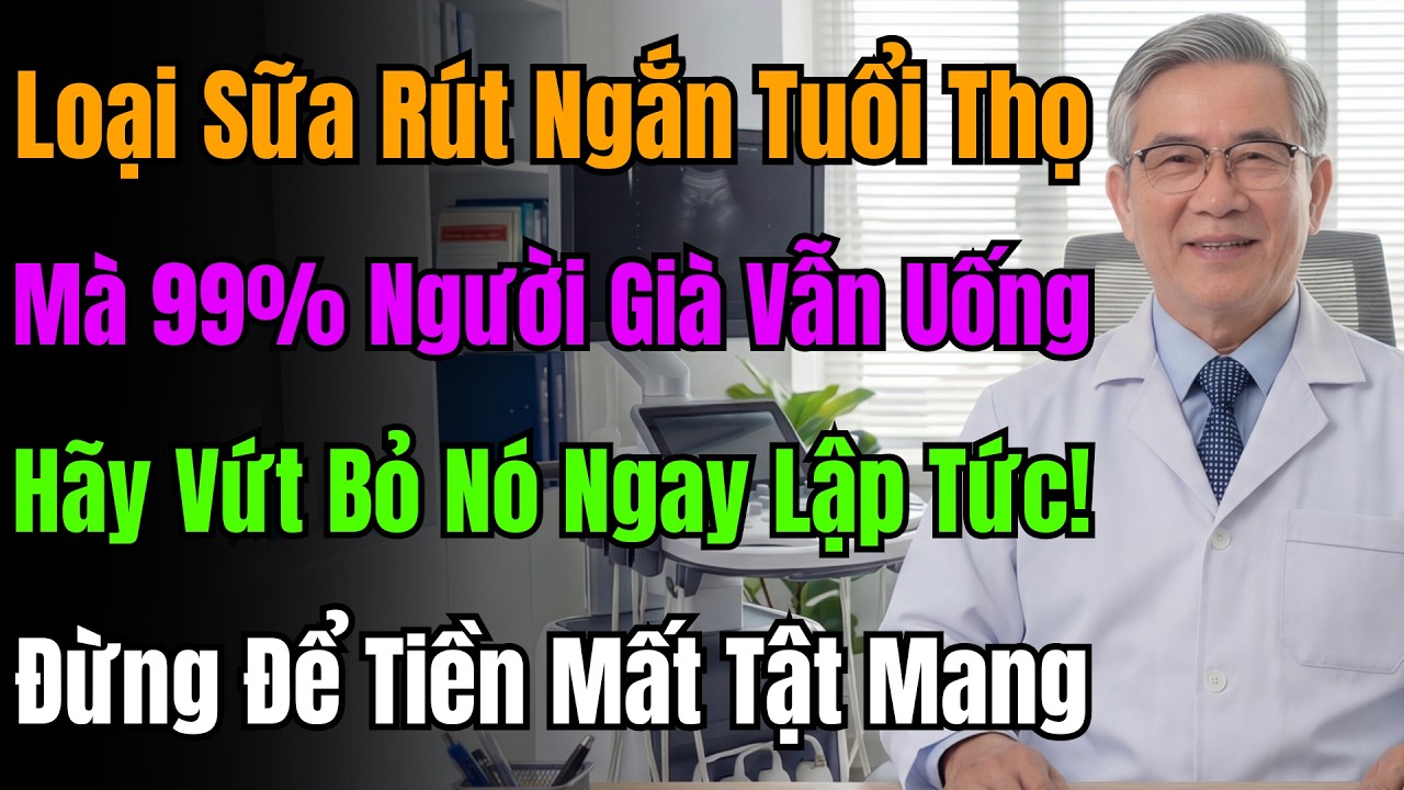 Bác Sĩ Cảnh Báo: 4 Loại Sữa Tệ Nhất Hại Người Già U60 Và 4 Loại Sữa Vàng Nên Uống.