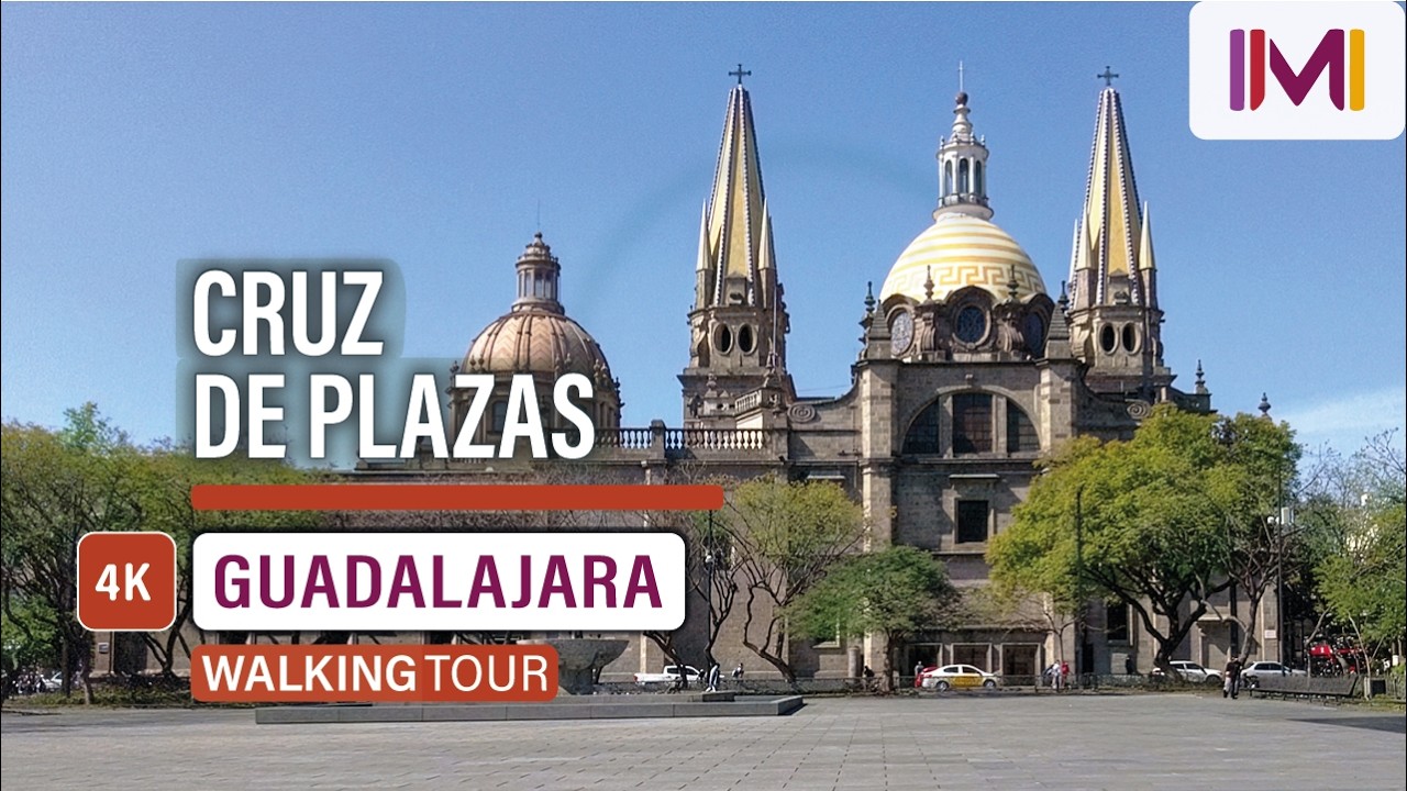CAMINANDO POR LAS CUATRO PLAZAS DEL CENTRO HISTÓRICO DE GUADALAJARA | WALKING TOUR