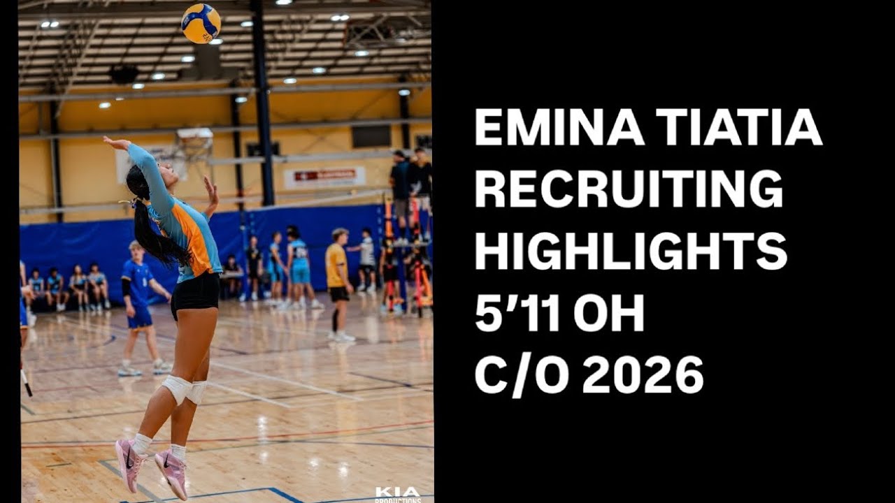 Emina Tiatia | 5’11 OH 2026 | Recruiting Highlights - 2025 Footage